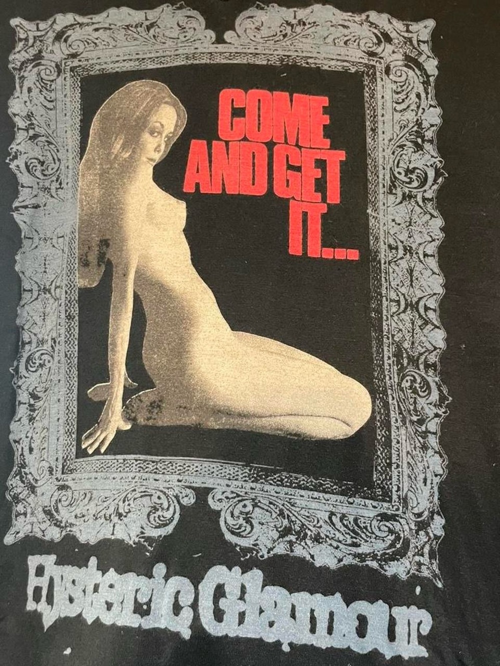 Hysteric Glamour RARE black graphic tee R-Rated - Picture 2 of 8